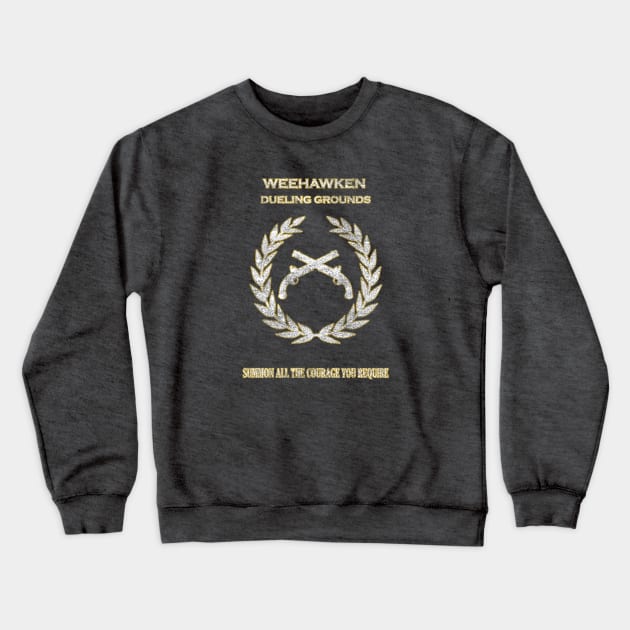 Weehawken Dueling Grounds Crewneck Sweatshirt by Smidge_Crab